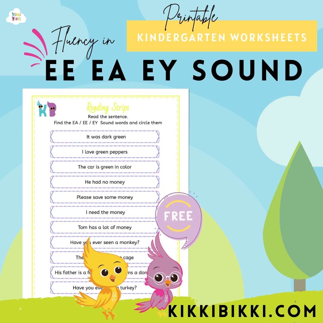 free printable ee and ea worksheets