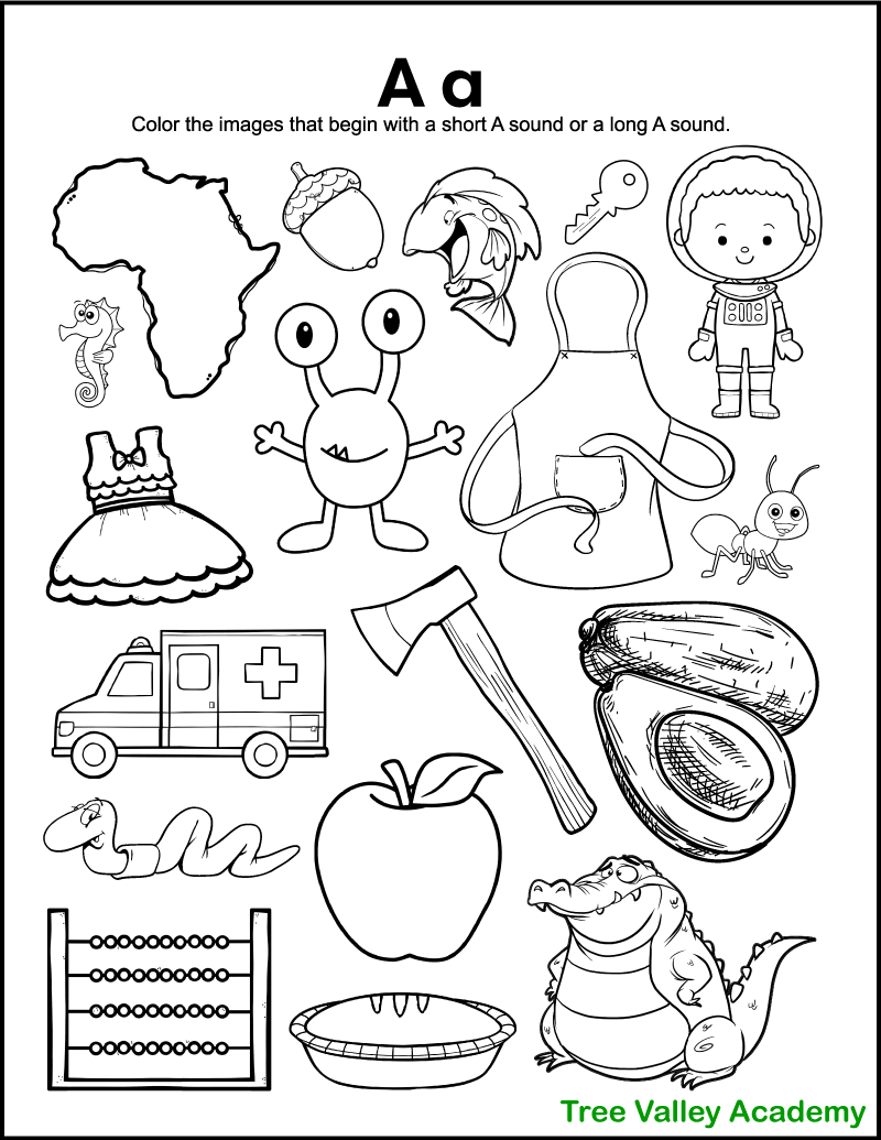 free printable letter a worksheets