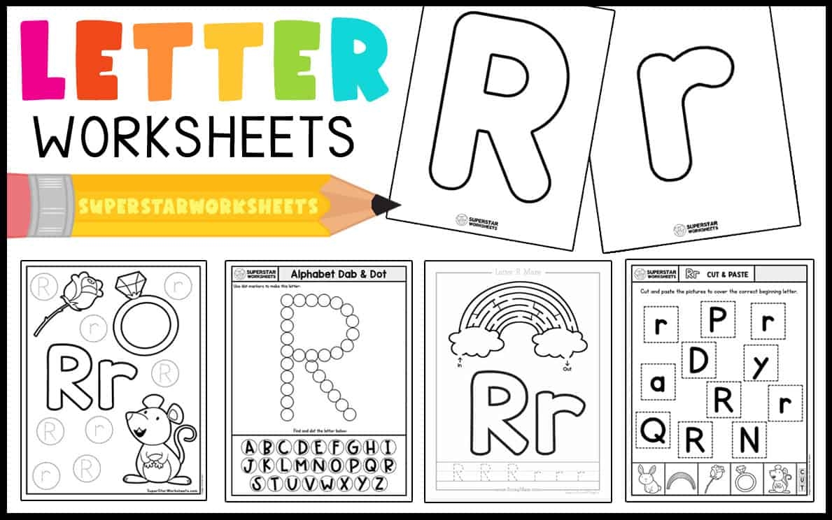 free printable letter r worksheets