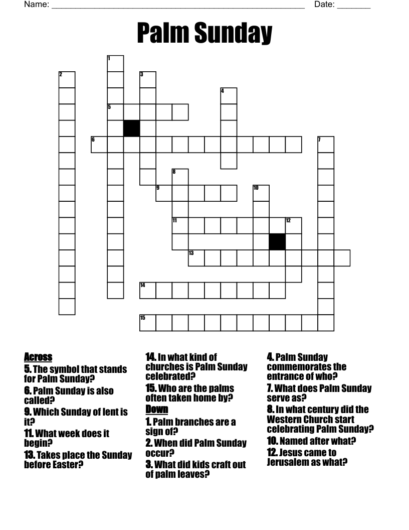 printable sunday crossword puzzles for free