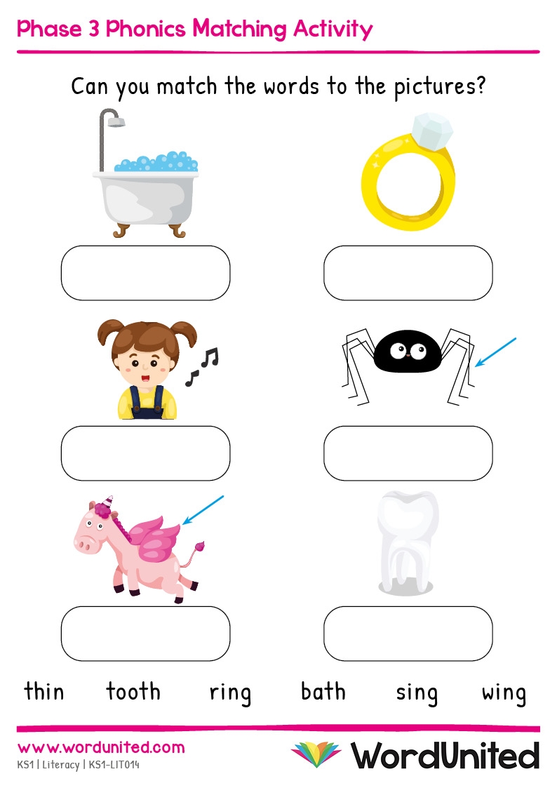 free printable phonics worksheets