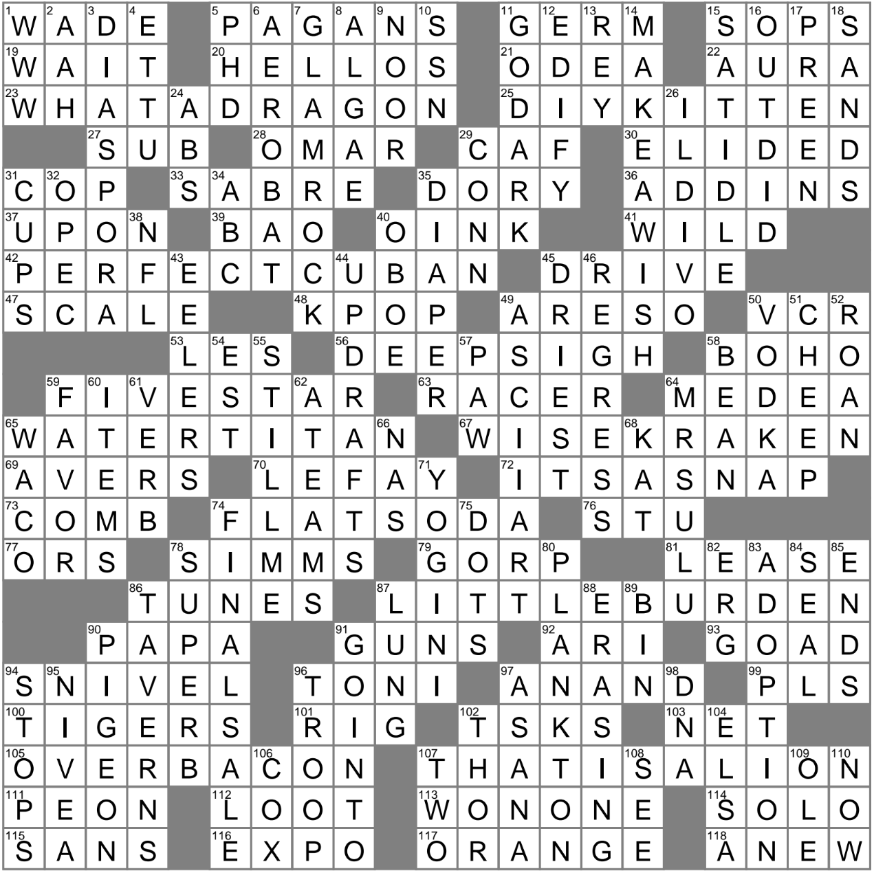Pictures Of Characters Crossword Clue Archives LAXCrossword