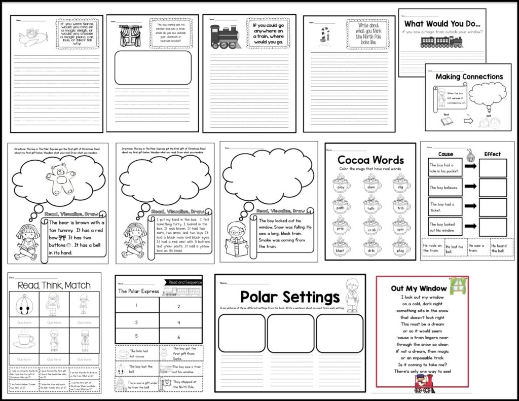 Polar Express Activities For First Grade With A FREEBIE Sarah s Teaching Snippets
