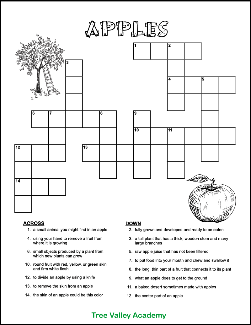 crossword puzzles free printable easy