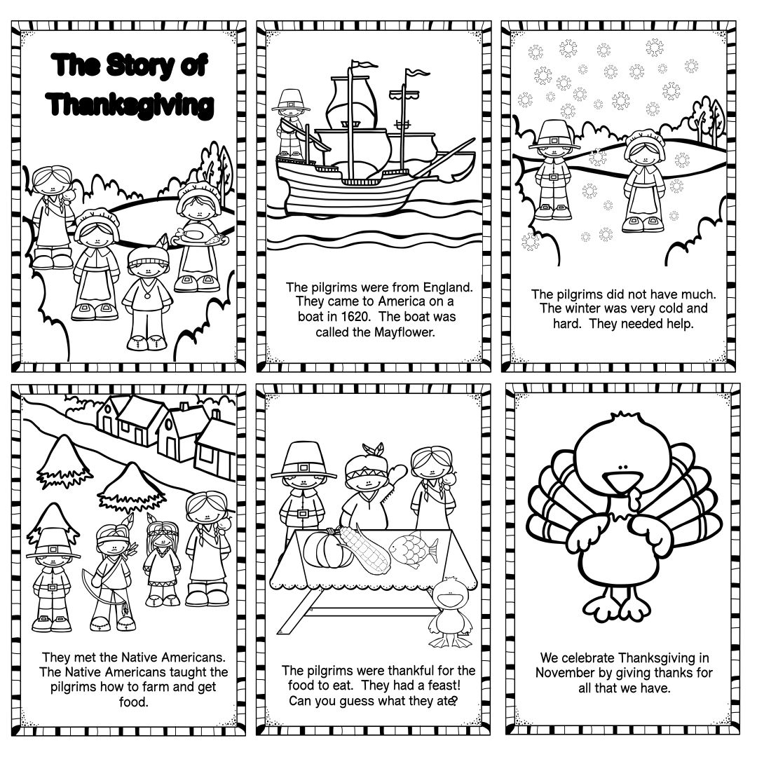 Printable Thanksgiving Story Map