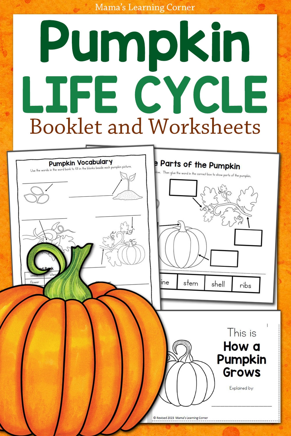 free pumpkin worksheets printable
