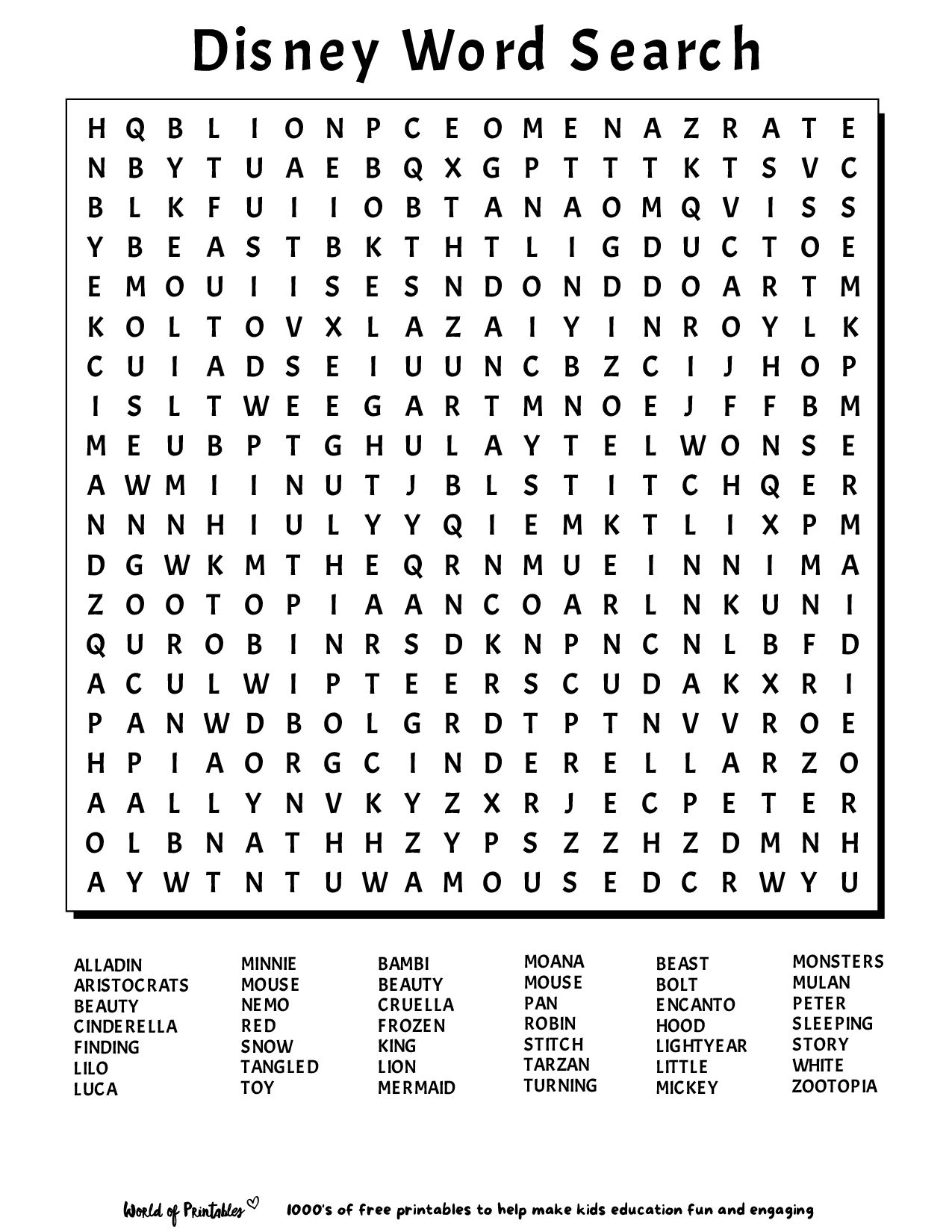 Puzzles Printable