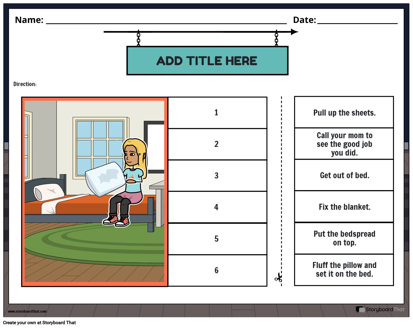 free printable story sequencing worksheets