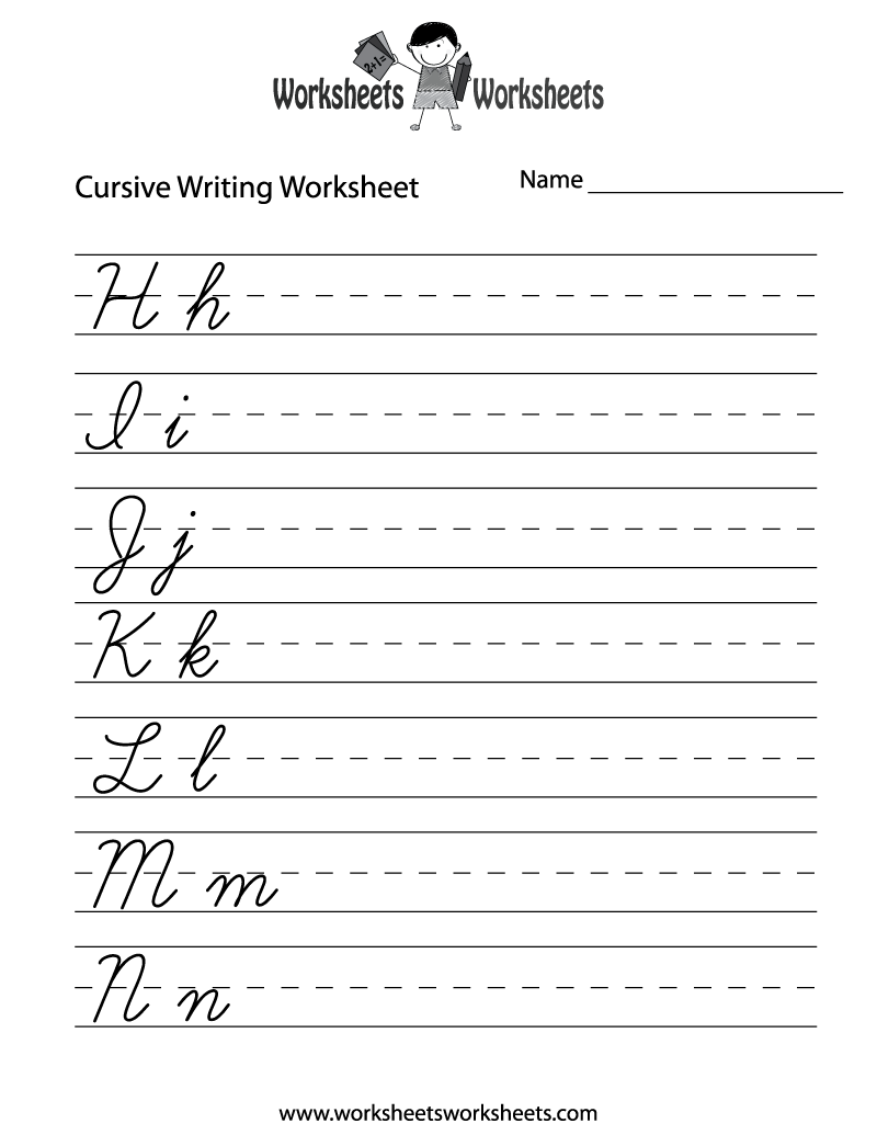Teaching Cursive Writing Worksheet Worksheets Worksheets