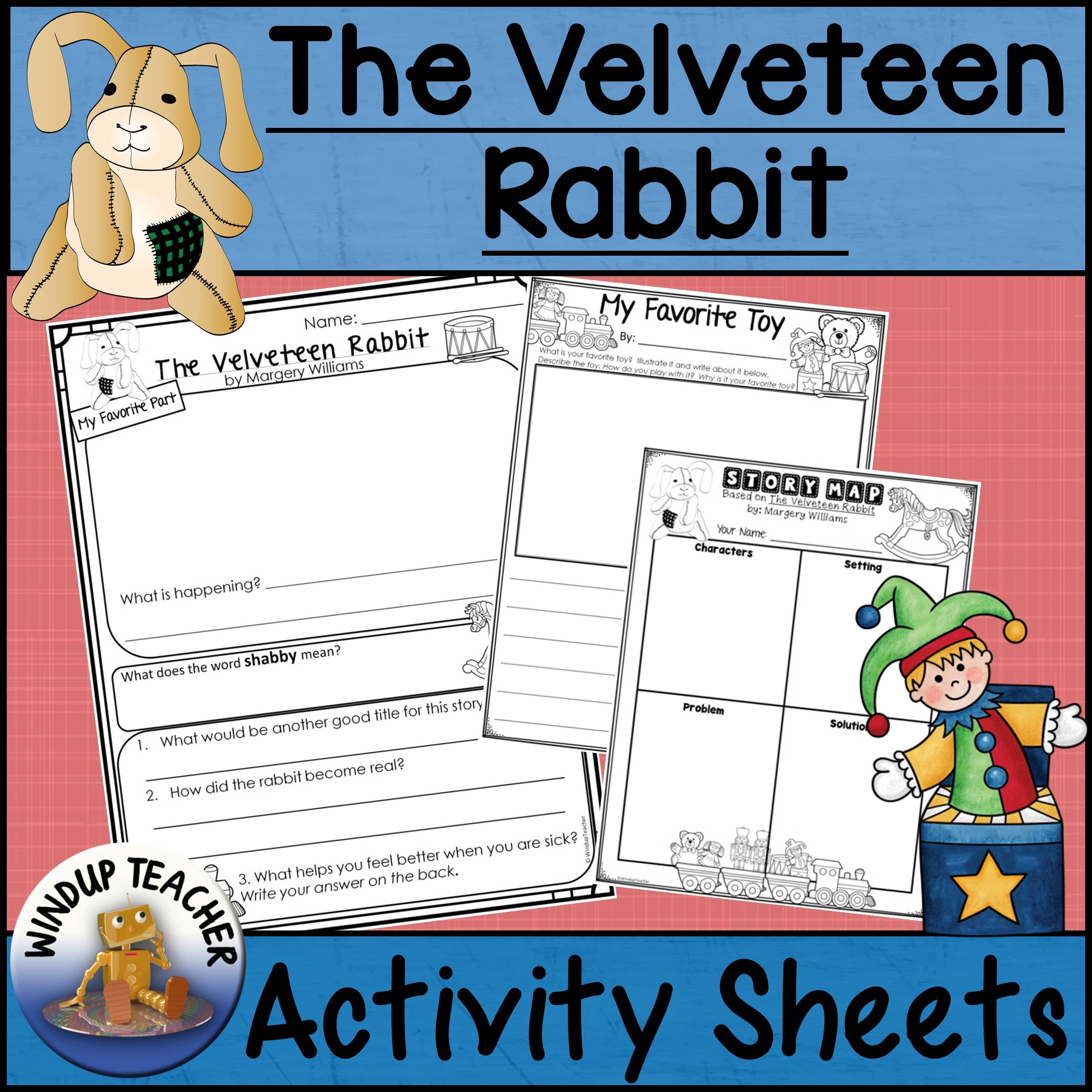 The Velveteen Rabbit Activity Sheets Made By Teachers
