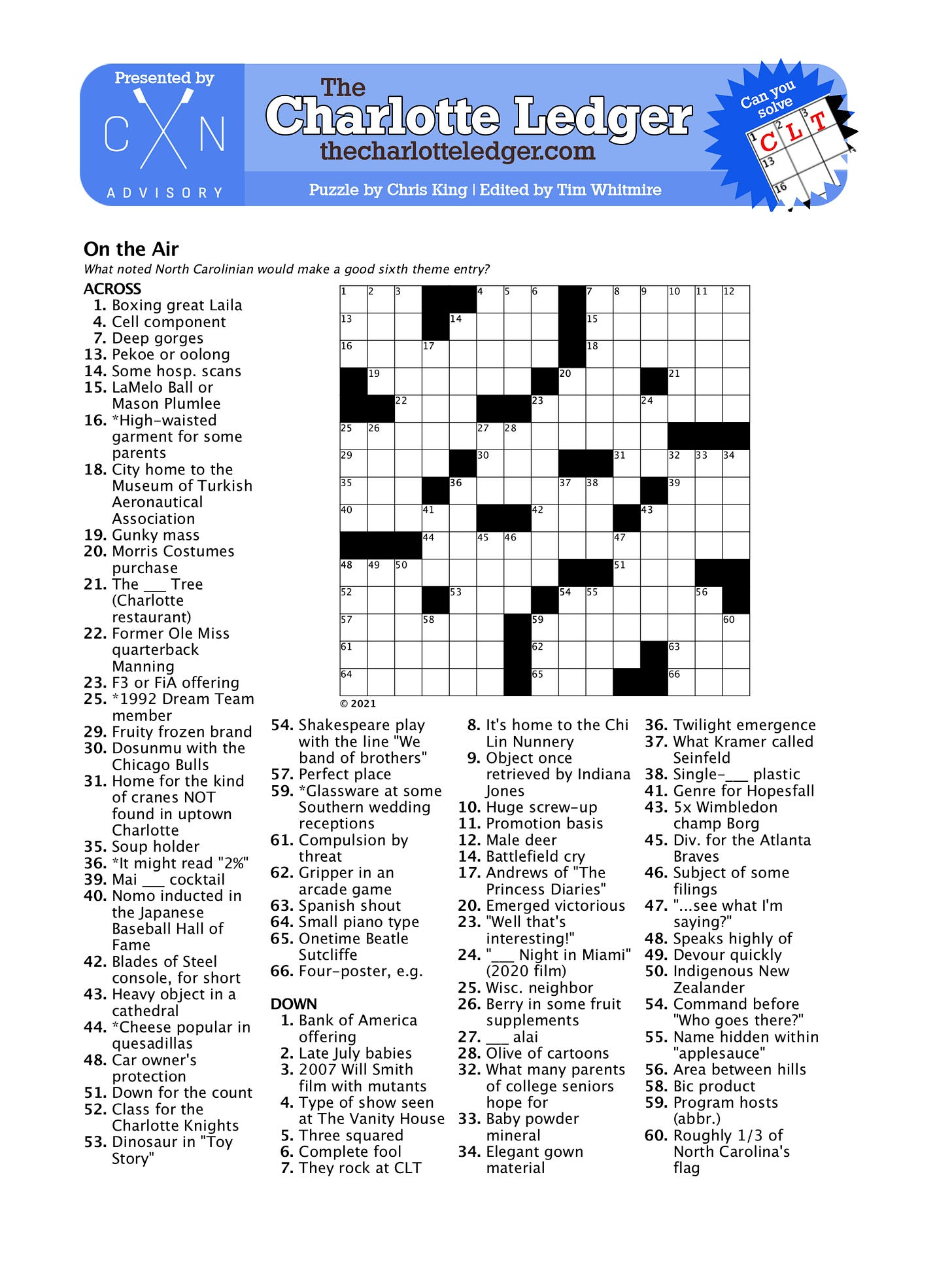 printable crossword puzzles solutions