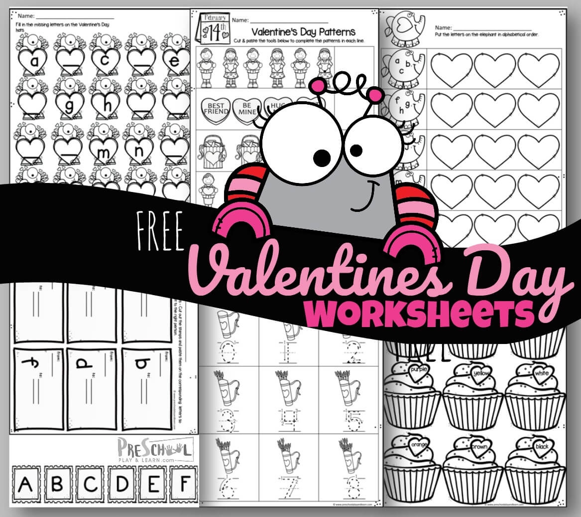 free printable valentine worksheets
