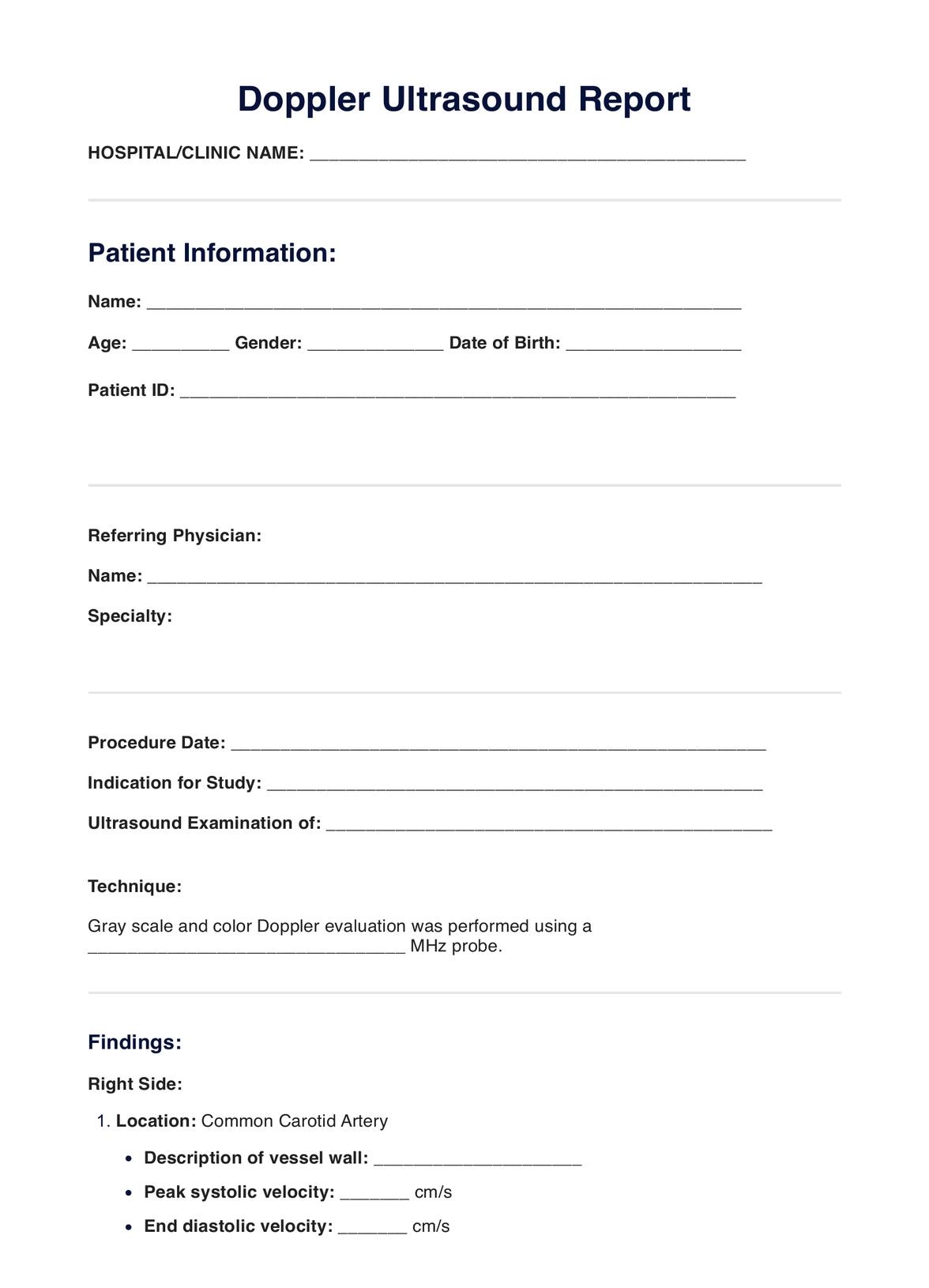 free printable ultrasound worksheets