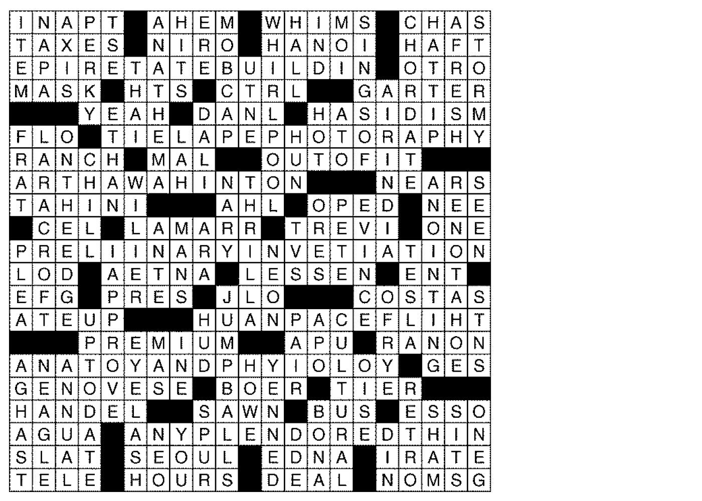 USA TODAY Network Newspaper Crossword Sudoku Puzzle Answers Today