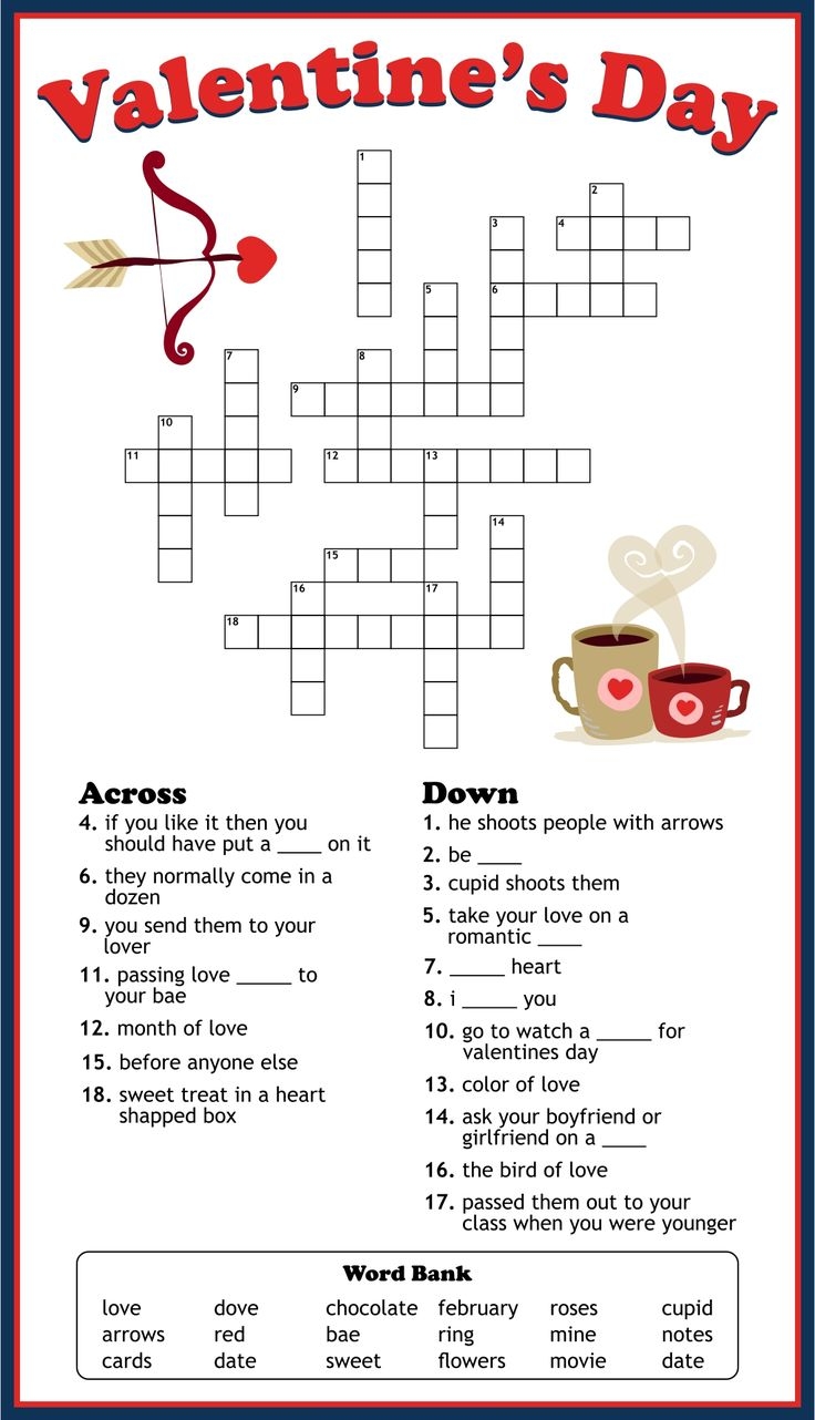 Valentine s Day Puzzles 10 Free PDF Printables Printablee