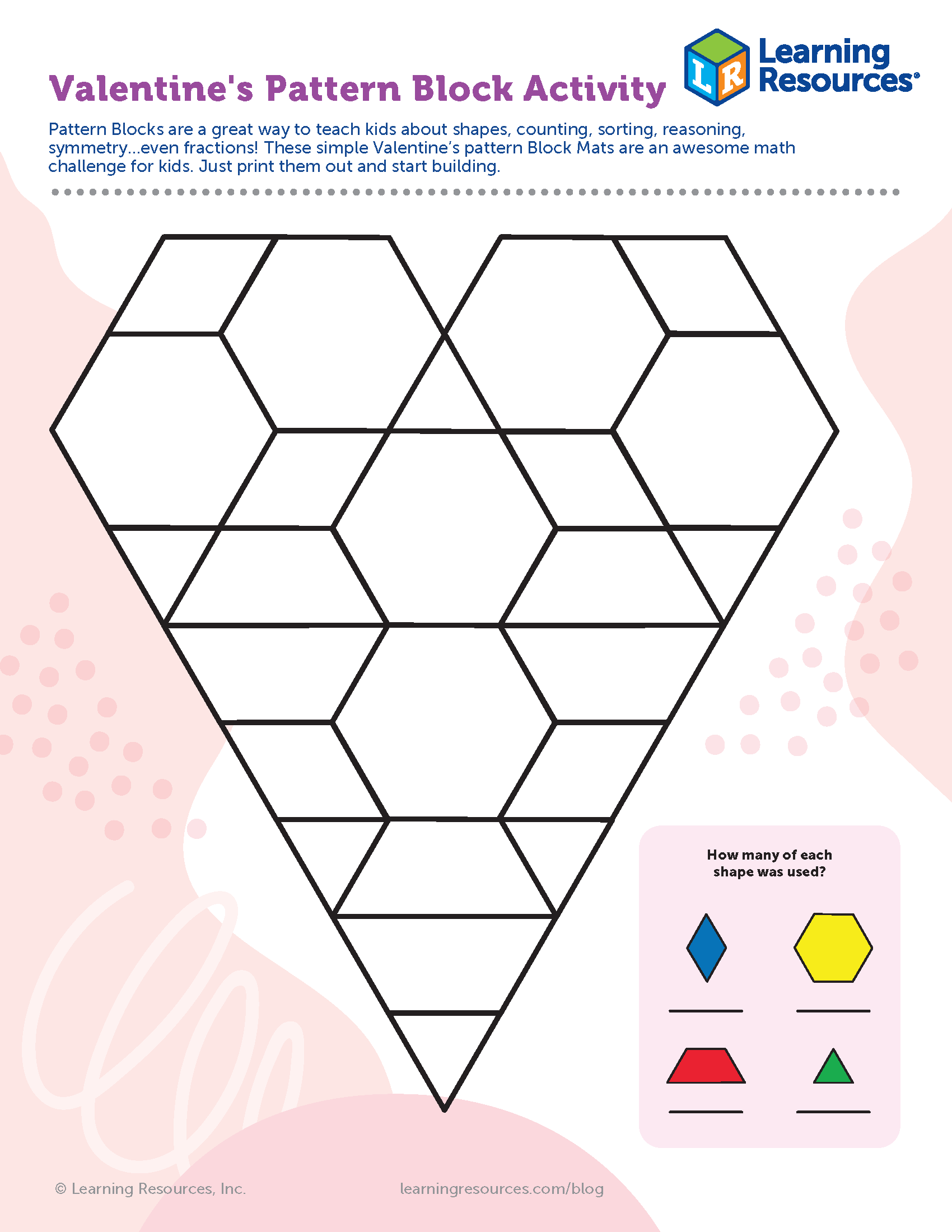 Valentine s Pattern Block Activity