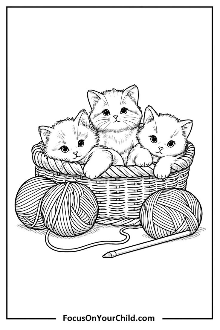 cat printable coloring pages
