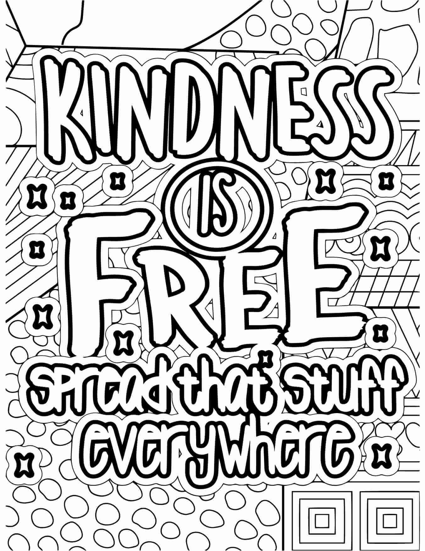 20 Free Kindness Coloring Pages 20 Free Kindness Coloring Pages