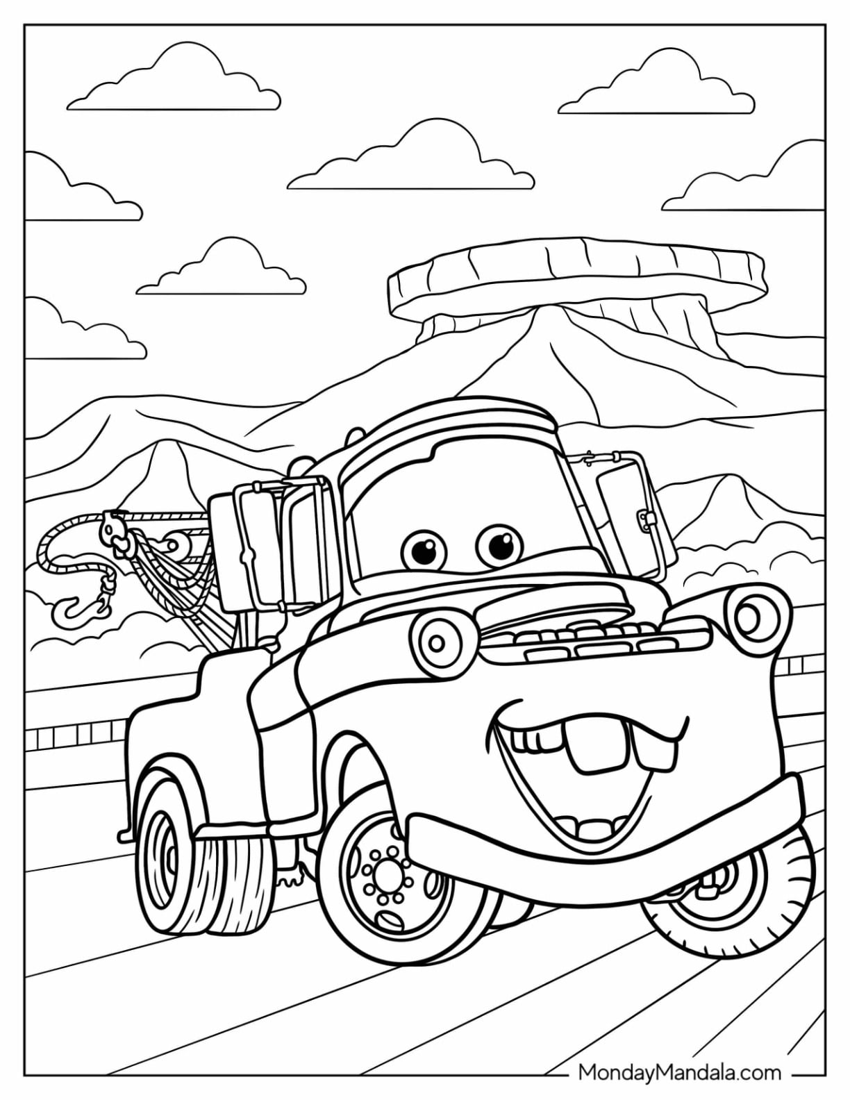 printable car coloring pages
