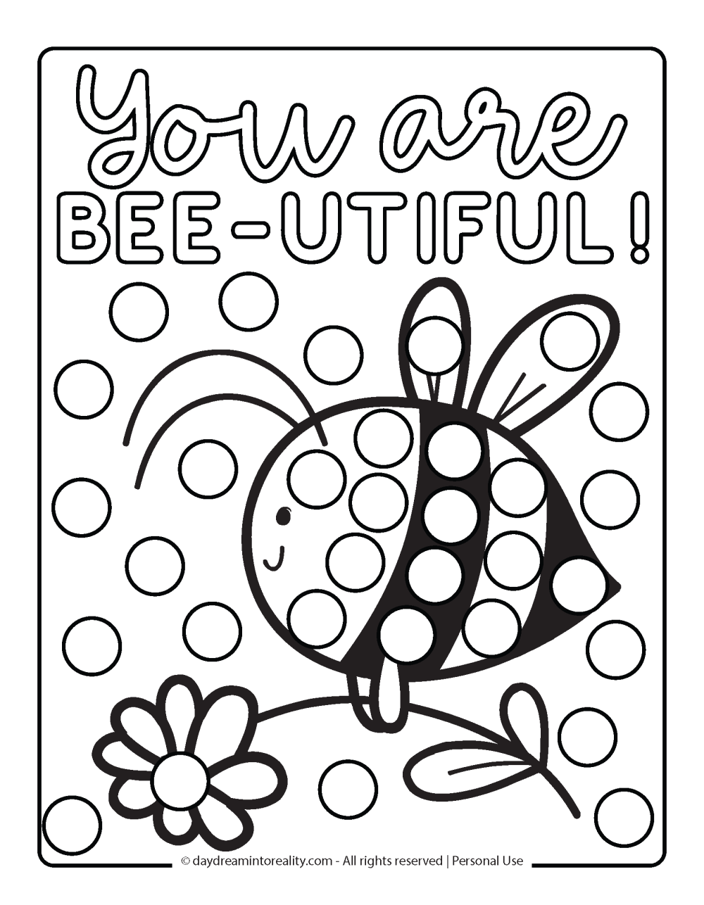 free dot marker printables