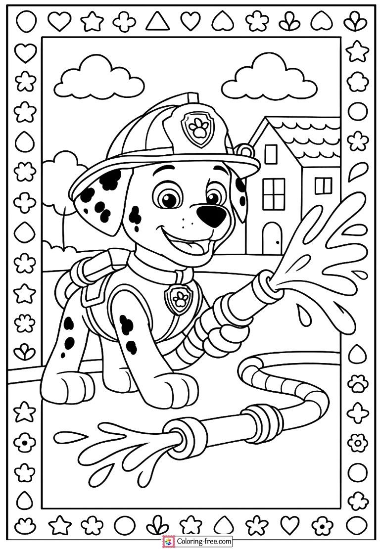 34 PAW Patrol Coloring Pages Free Unique Printables 