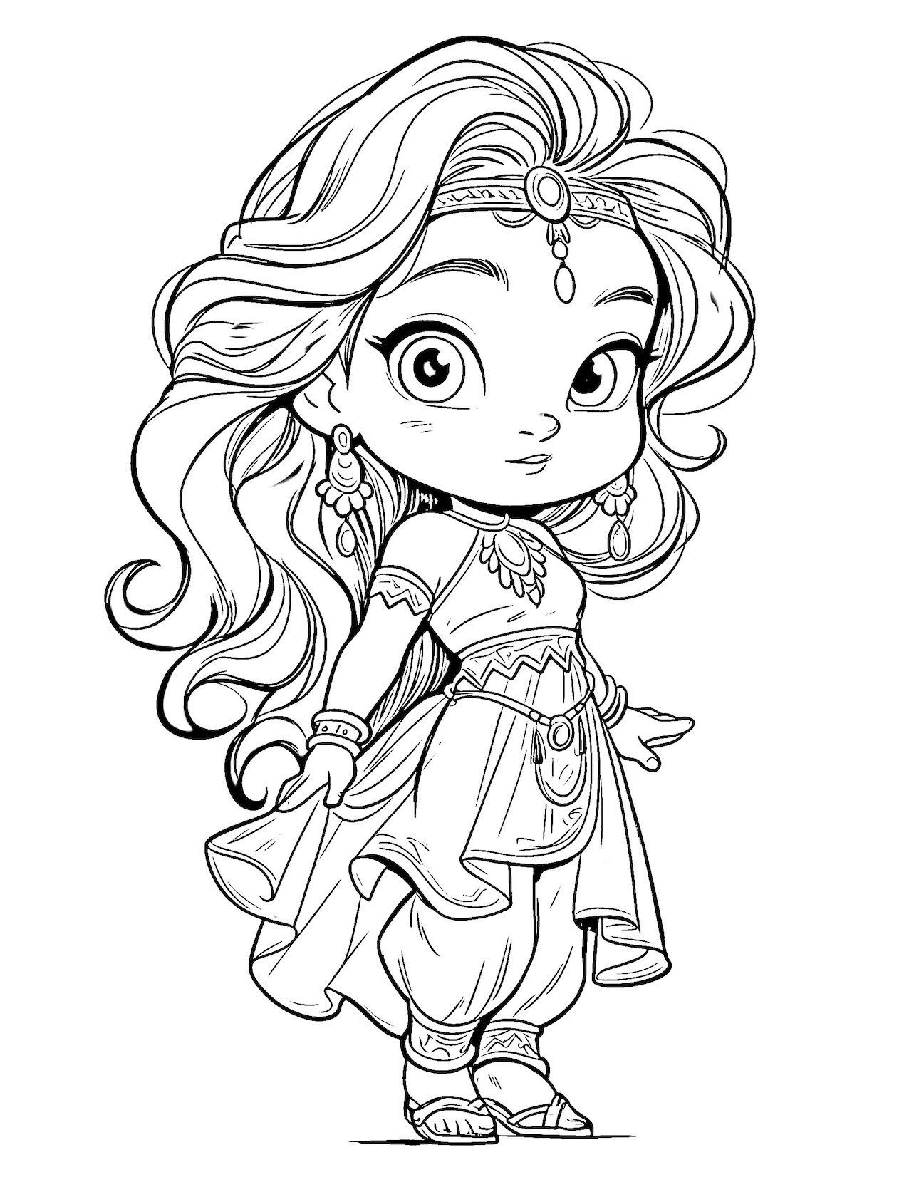 printable coloring pages of princesses
