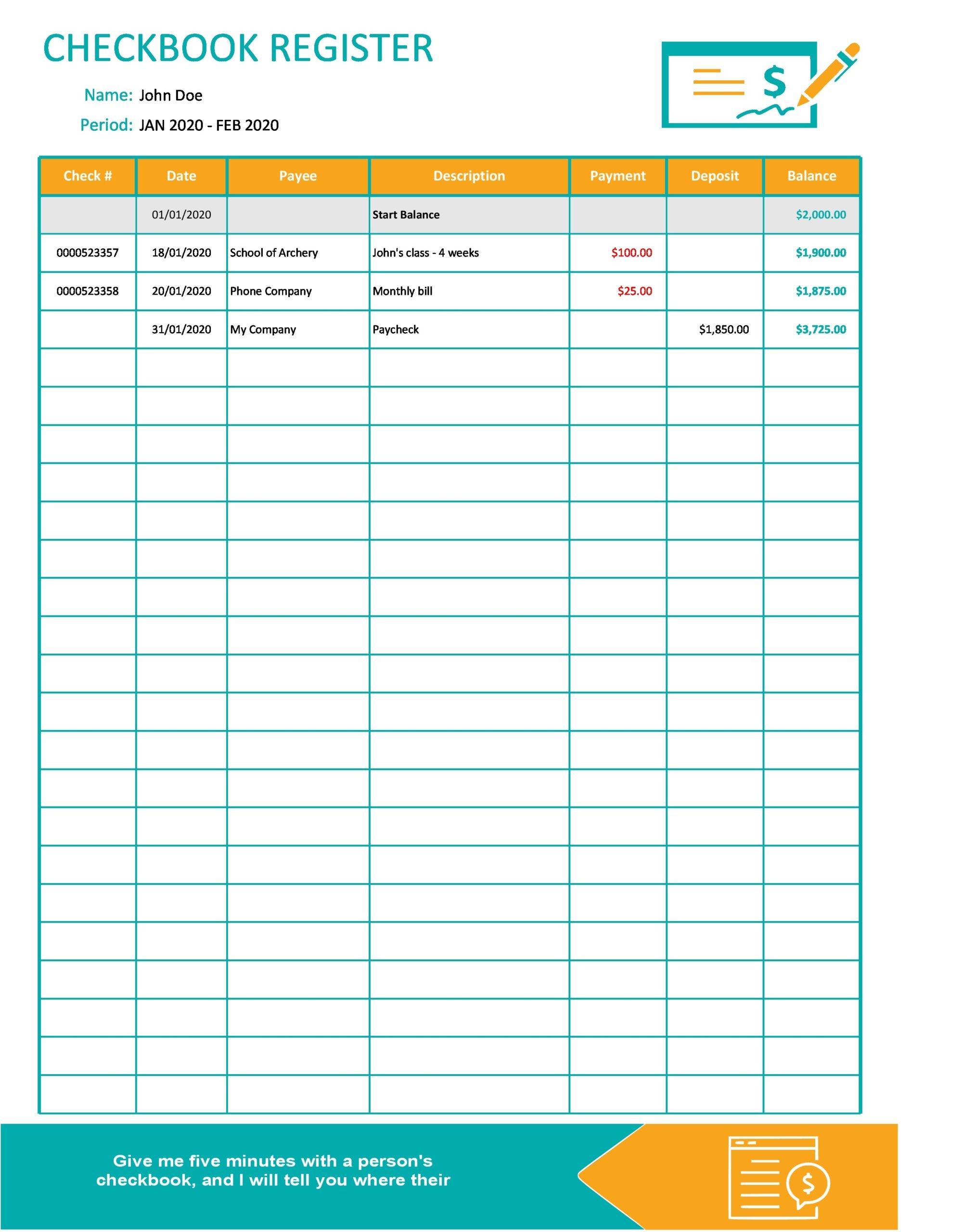 free check register printable free check register printable