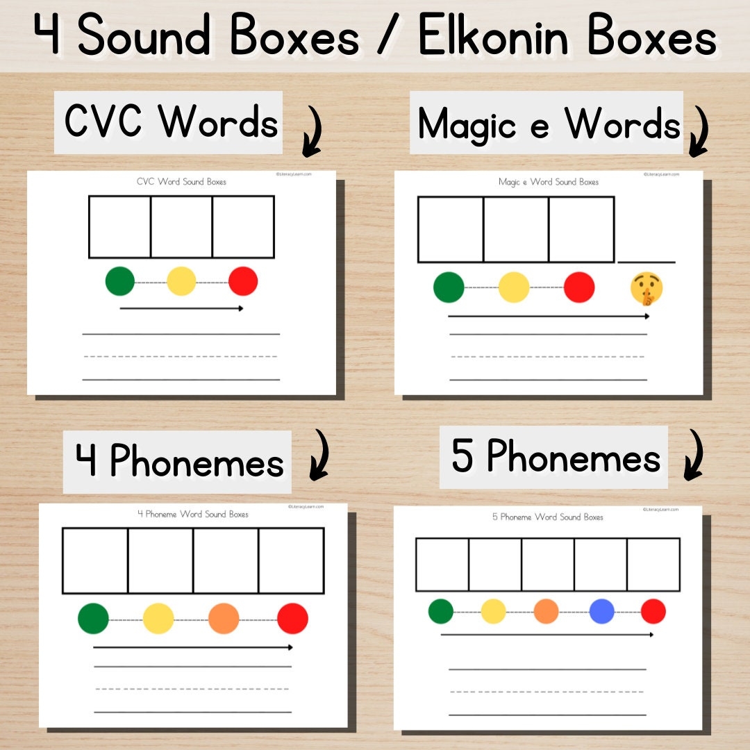 elkonin boxes printable