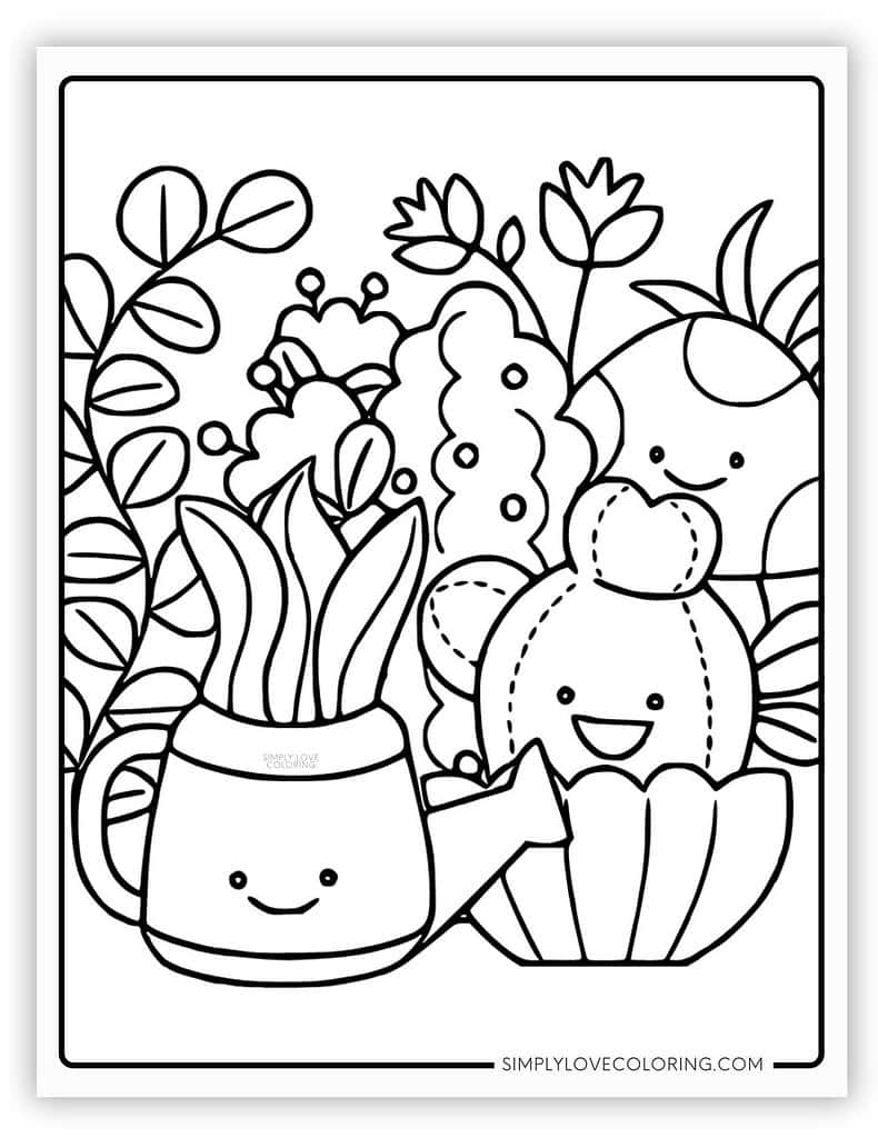 44 Kawaii Coloring Pages Free PDF Printables Simply Love Coloring