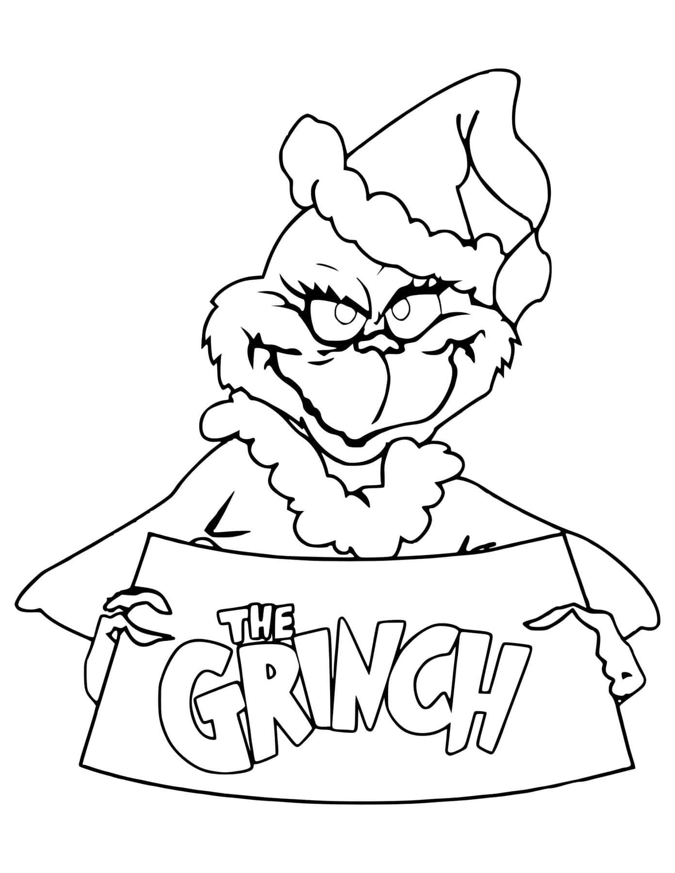 free printable grinch coloring pages free printable grinch coloring pages
