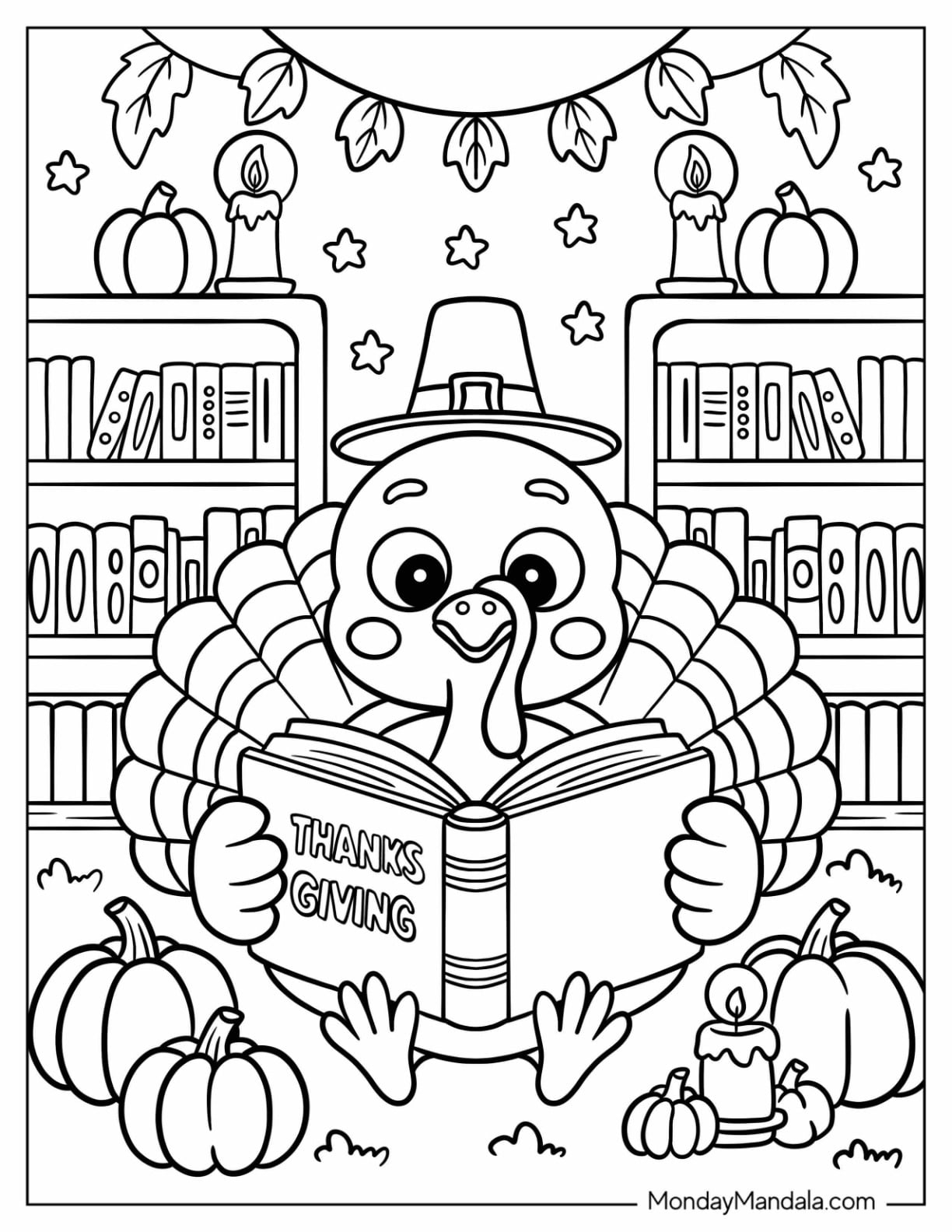 87 Thanksgiving Coloring Pages Free PDF Printables