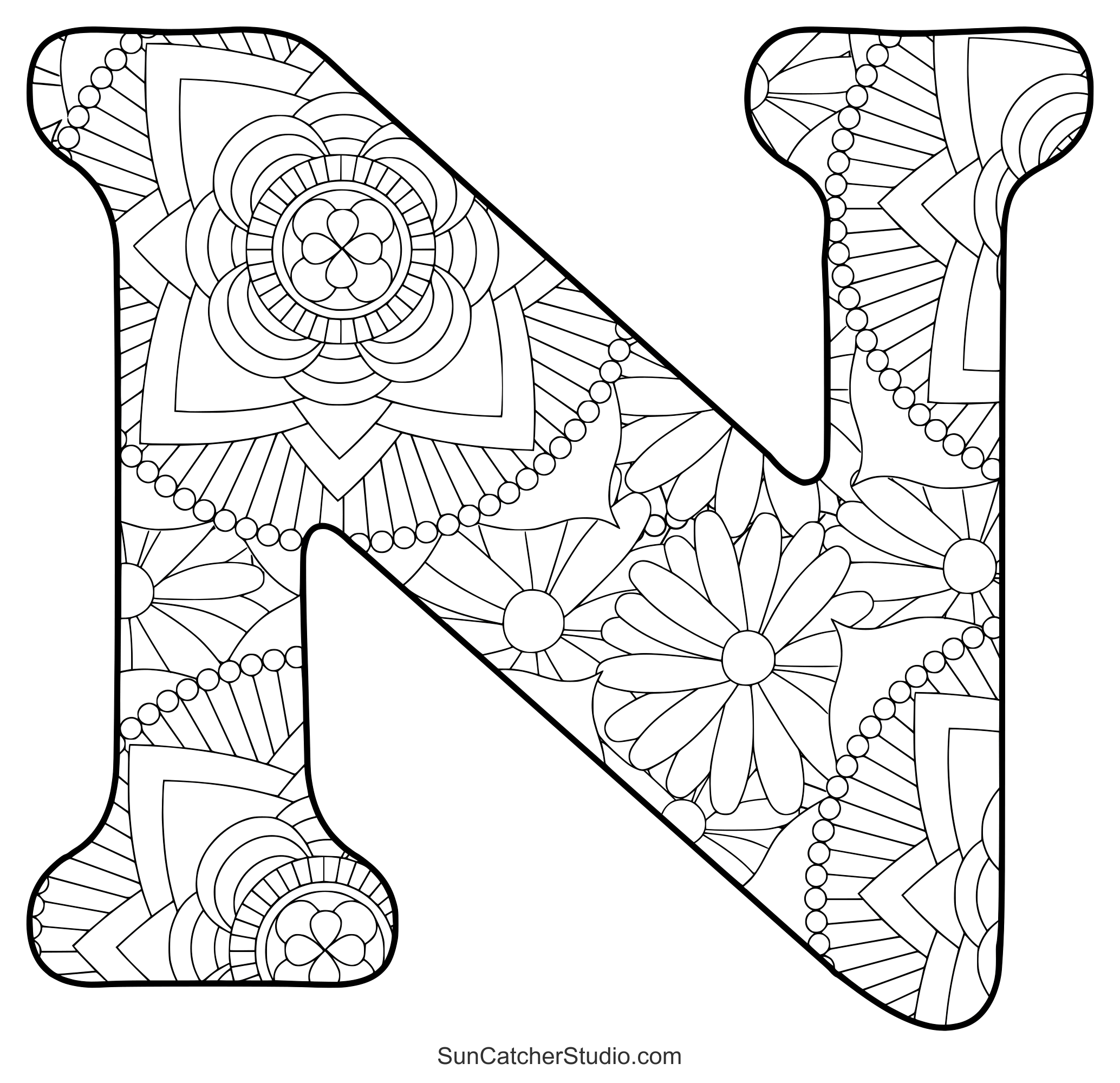 printable alphabet coloring pages
