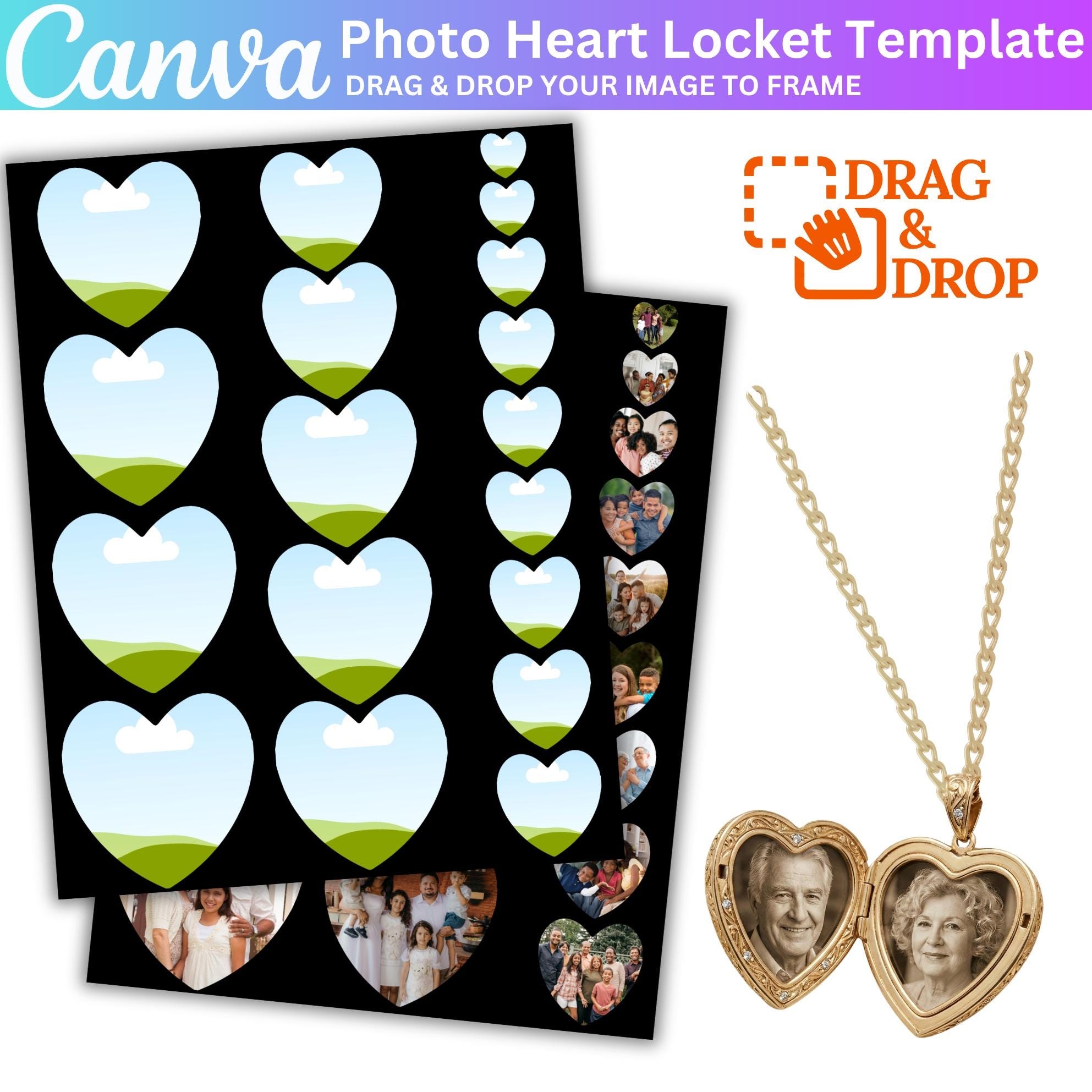 printable locket photos