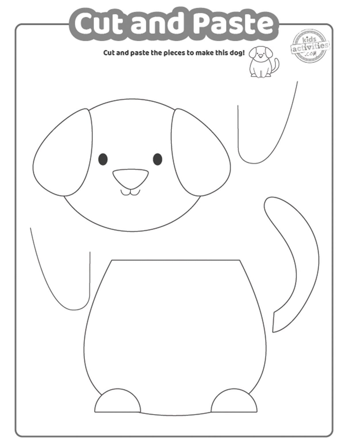 Cut And Paste Worksheets For Kids Of All Ages Kids Activities Blog