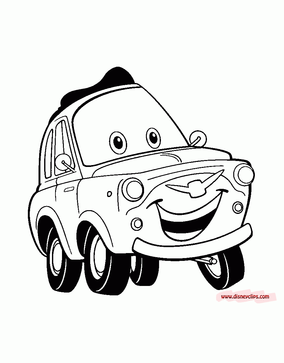 disney cars printable coloring pages