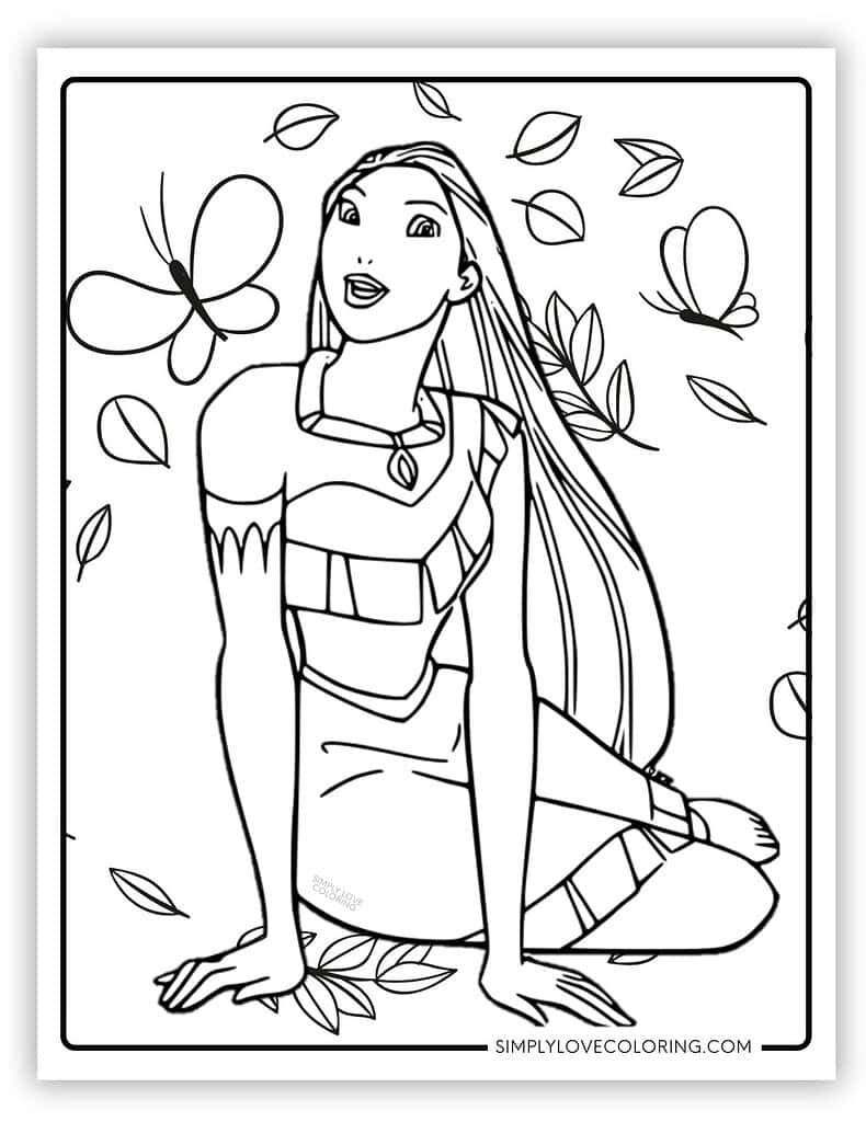 disney princess coloring book printable