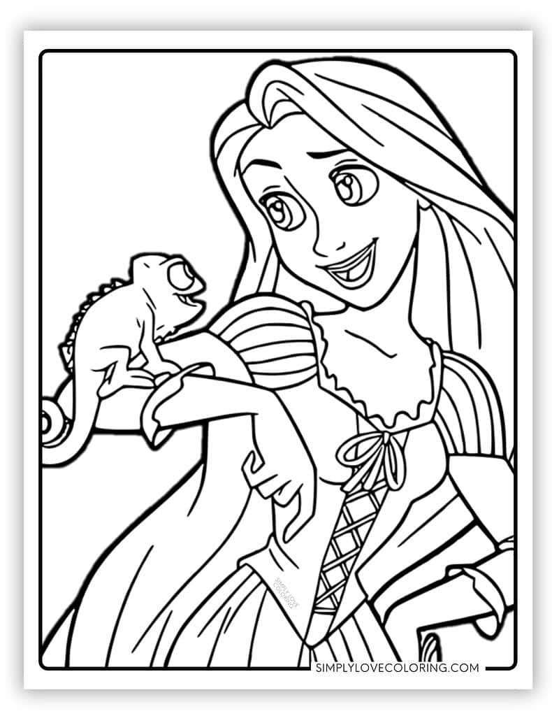 princess coloring pages printable free