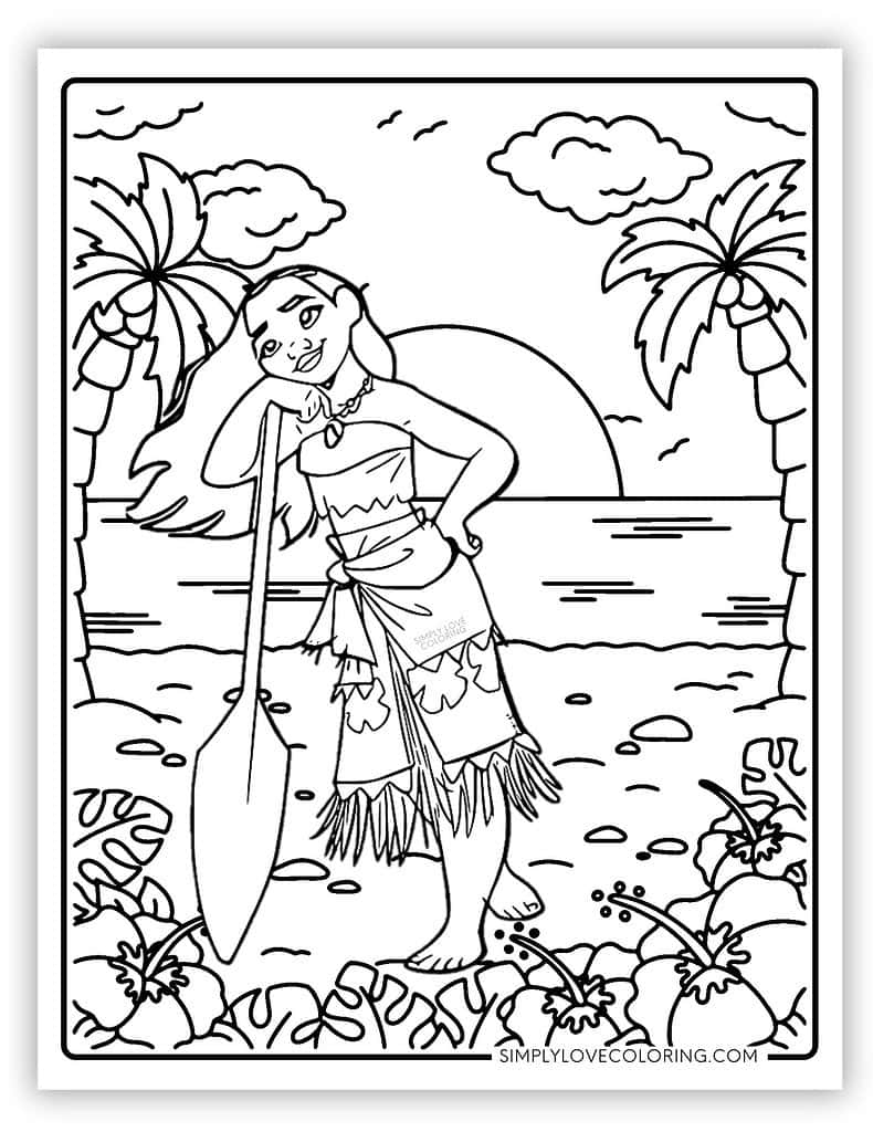 Disney Princess Coloring Pages Free PDF Printables Simply Love Coloring