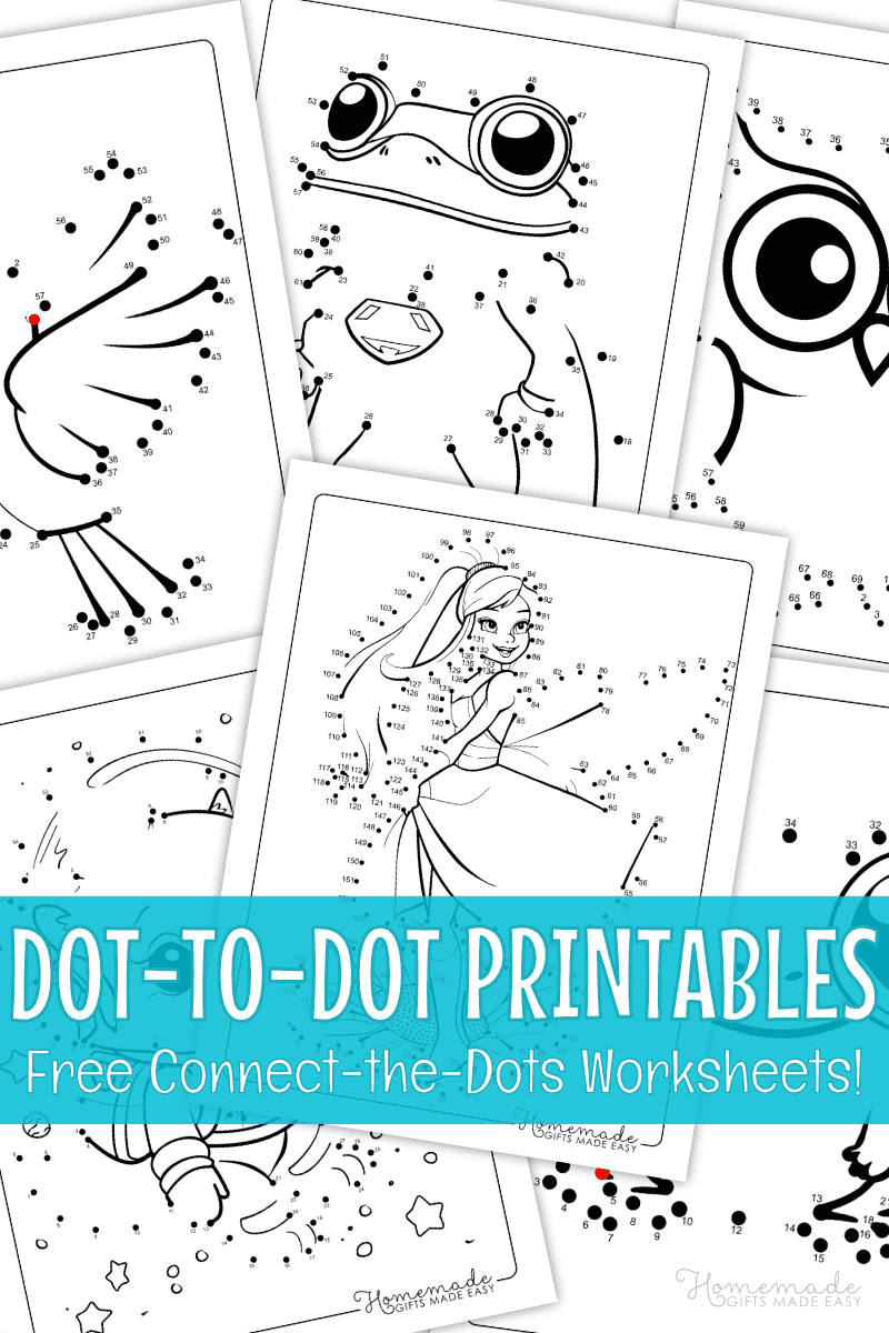 dot to dot pages printable