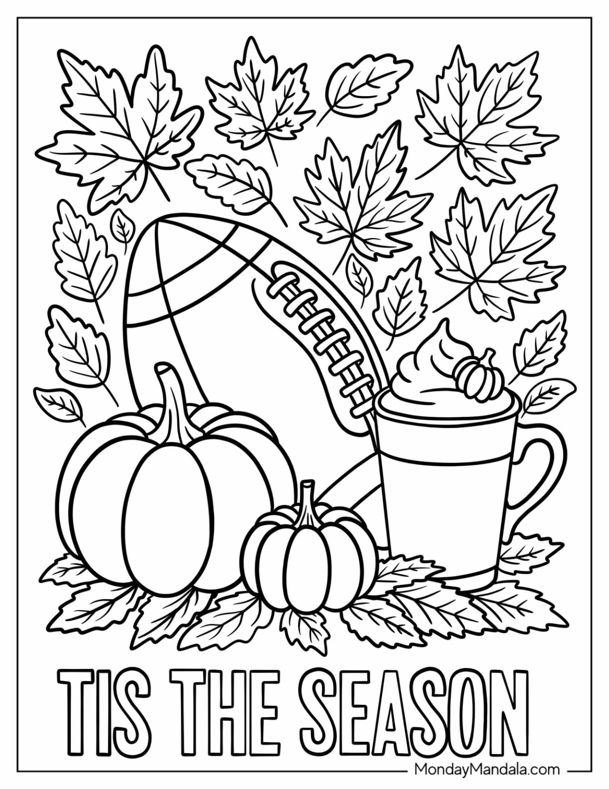 Fall Coloring Pages For Adults Free PDF Printables Fall Coloring Pages For Adults Free PDF Printables