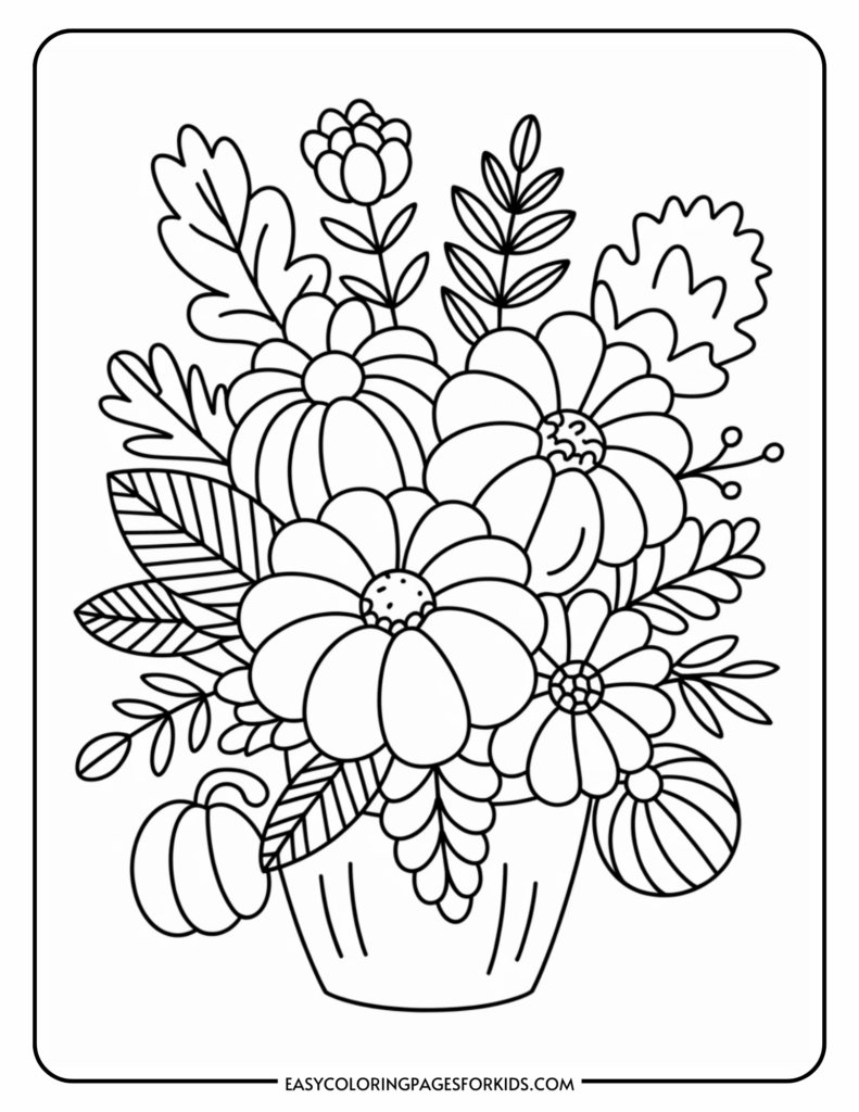 printable flower pictures to color
