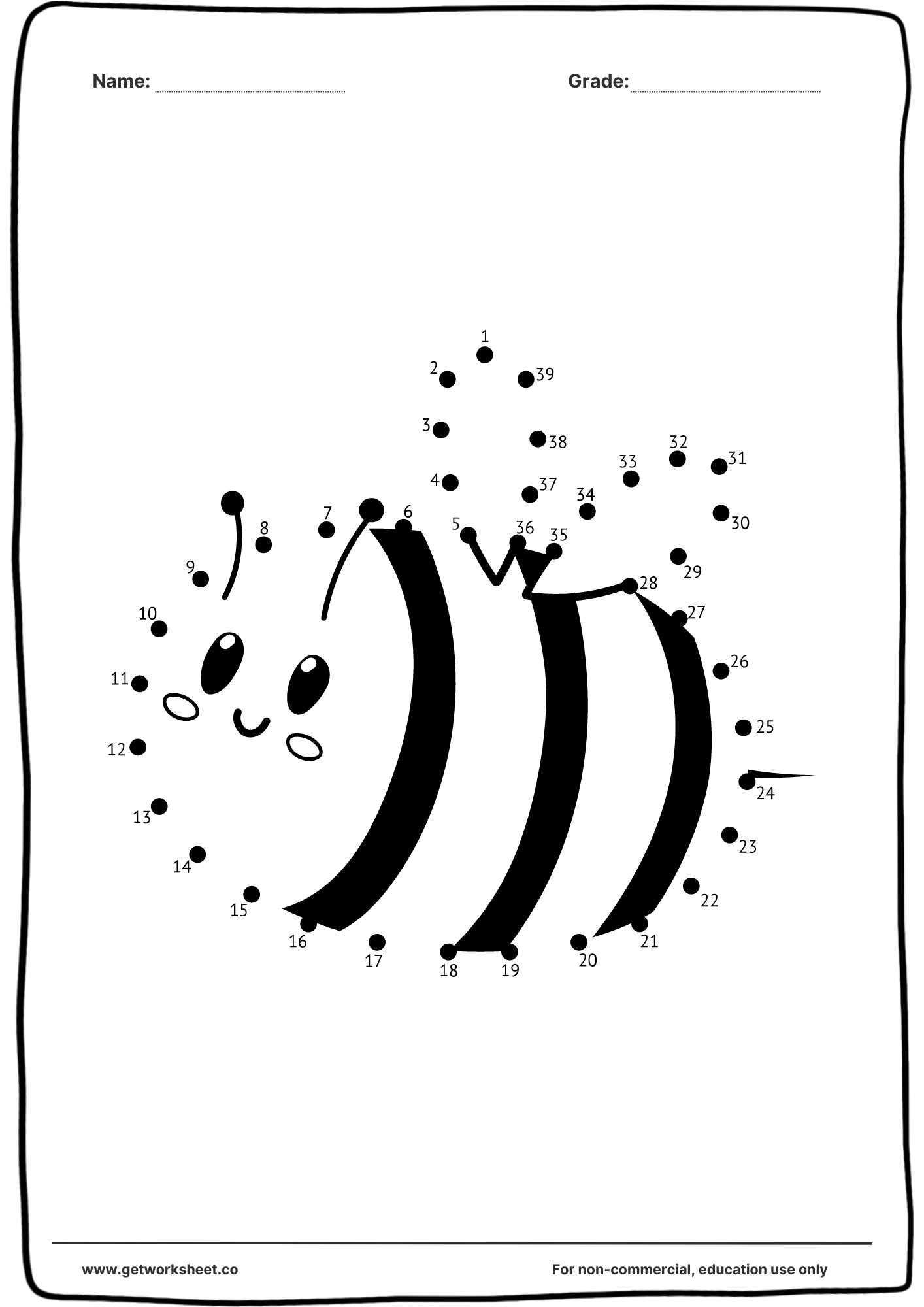 join the dots printables