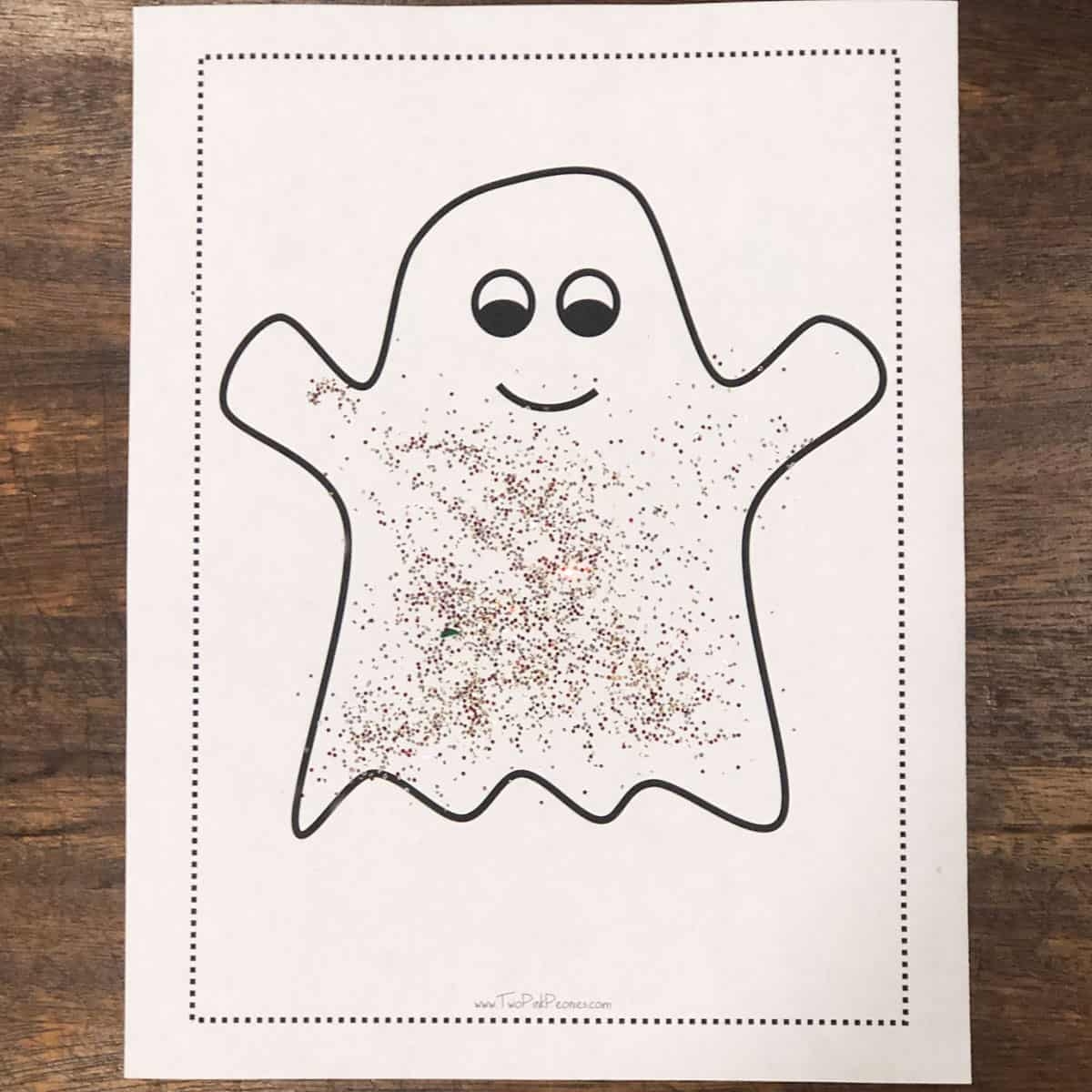 Free Ghost Template Printable free Instant PDF Download 