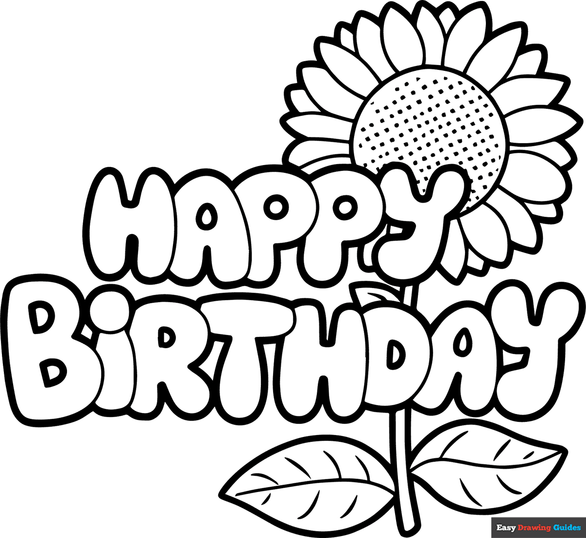 Free Happy Birthday Coloring Pages For Kids 20 Printable Sheets