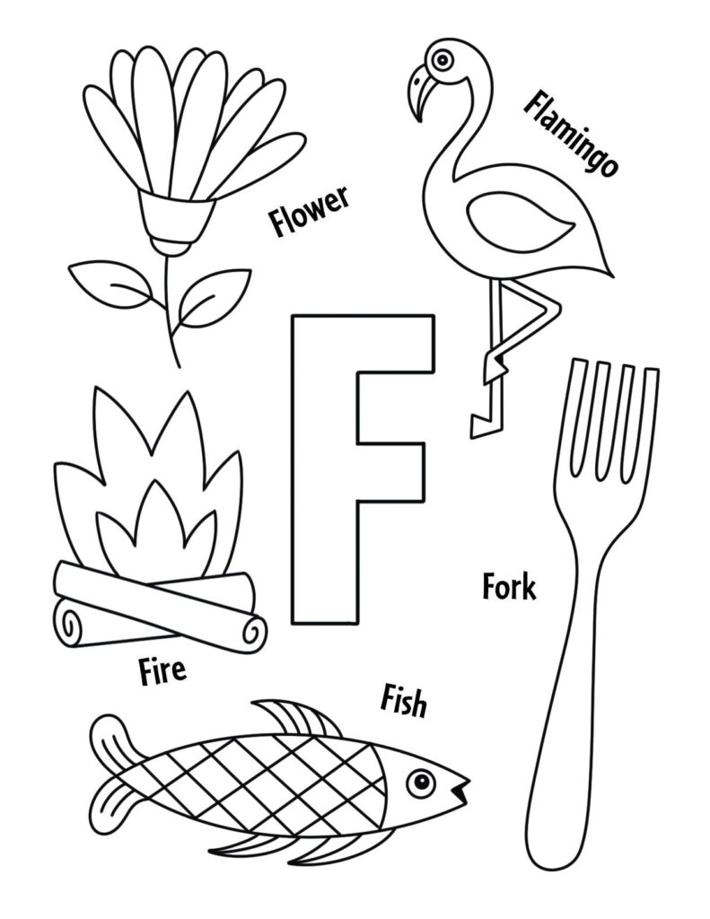 letter f printable
