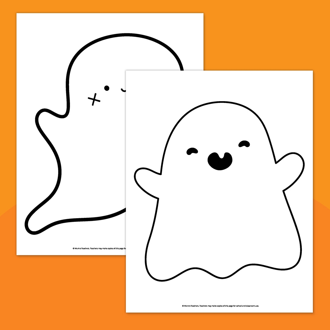 Free Printable Ghost Template For Spooky Fun