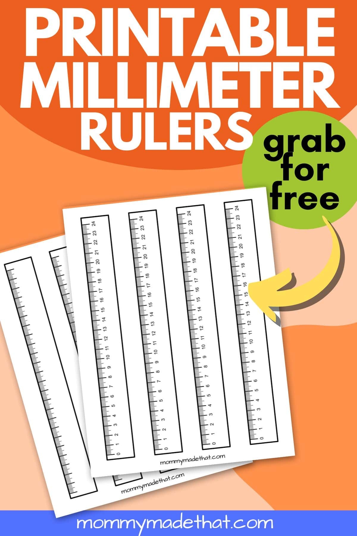 ruler millimeters printable