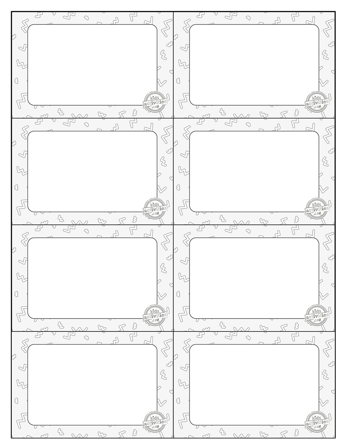 Free Printable Name Tags For School Parties More Kids Activities Blog