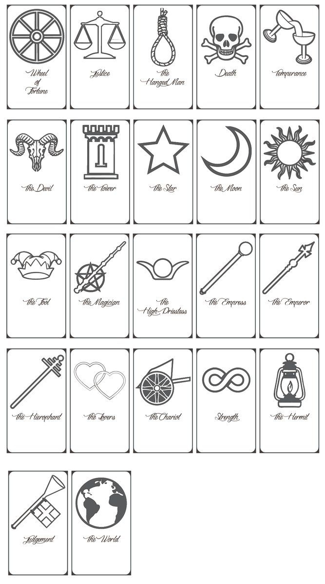 printable tarot cards