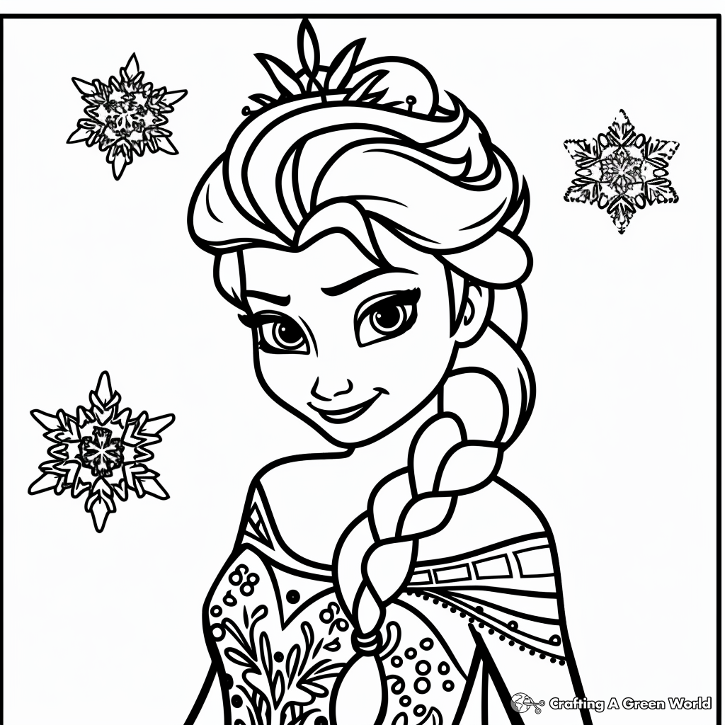Frozen Coloring Pages Free Printable 